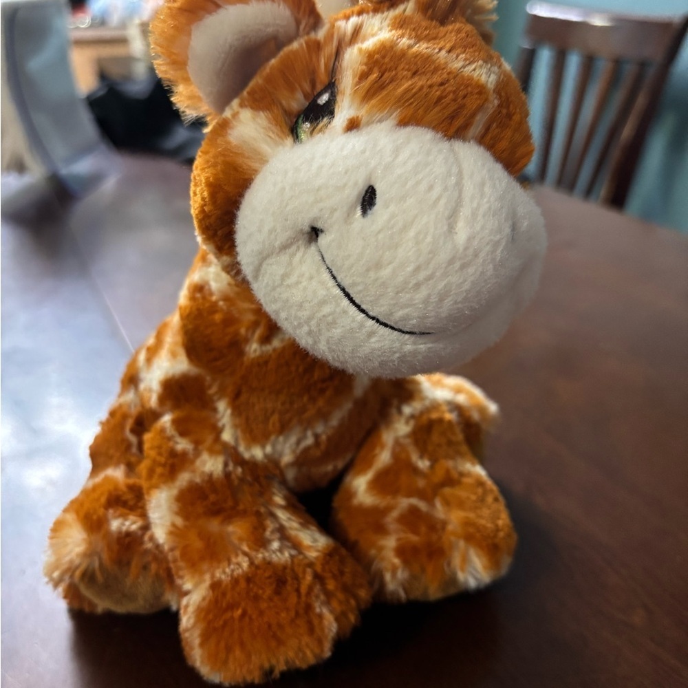 Precious Moments Orange and White Giraffe Plush
